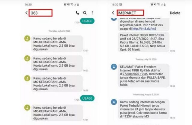 Cara Cek Pulsa Indosat dari SMS dan Aplikasi