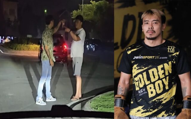 Viral Atlet MMA Rudy Golden Boy Lumpuhkan Pemobil Arogan